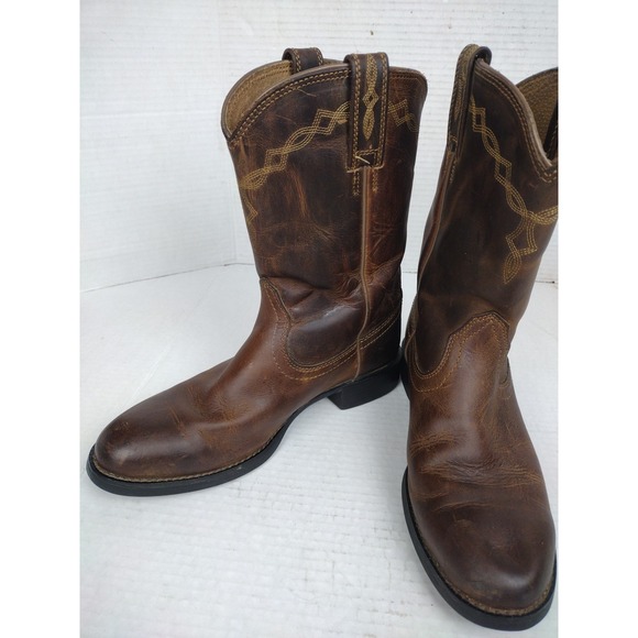 Ariat Heritage Women's Roper Cowboy Western Boots 10000797 Size 7B Brown - Picture 10 of 11